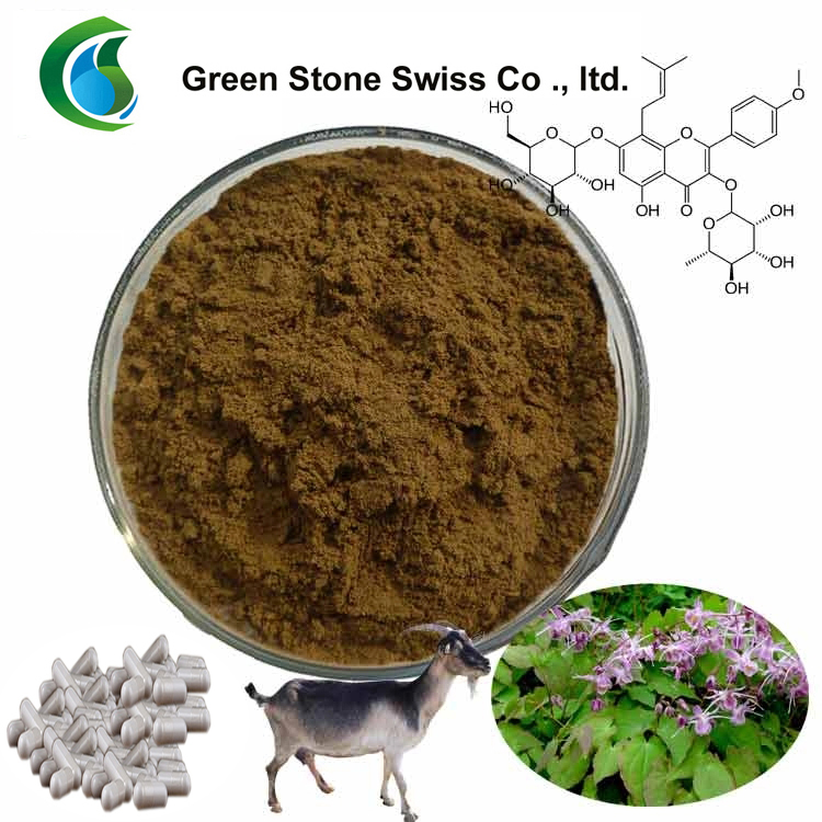 Organic Plant Extracts Epimedium Icariin Powder